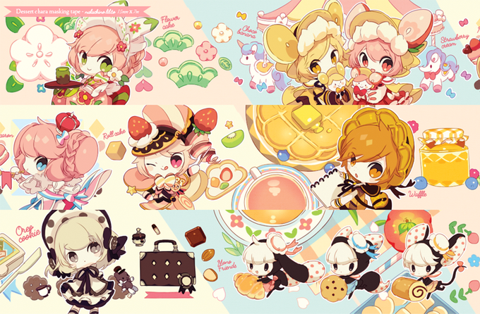 スイーツ擬人化のtwitterイラスト検索結果 古い順