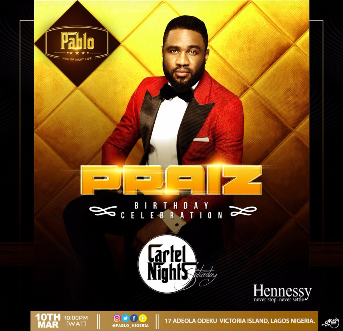 EmmanuelSwaggie's tweet photo. It's Pablo Weekend🎊...Everyday We Lit🔥Cartel Nights Saturday With @officialpraiz #BirthDayCelebration🎂🥂 #PabloLifestyle #RichestGidiCartelsLinkUp💰#PabloWay🌊🚀🚀🚀 https://t.co/6luc6mjrHA