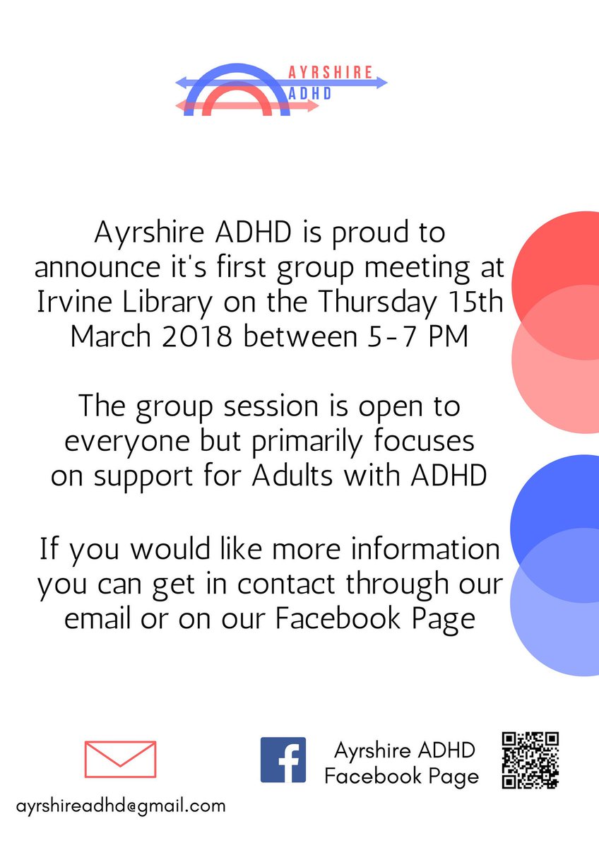 post_it_mrd's tweet photo. First meeting of Ayrshire ADHD on Thursday 15th March at Irvine Library between 5 - 7 pm https://t.co/cFiViyJoCC