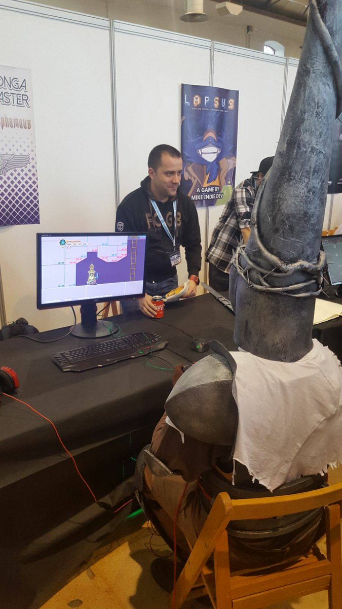 BlasphemousGame's tweet photo. Surprise Blasphemous Cosplay at FicZone Granada! We're humbled!
#cosplay #ficzone18 #awesomeness https://t.co/NpoKzUWLke
