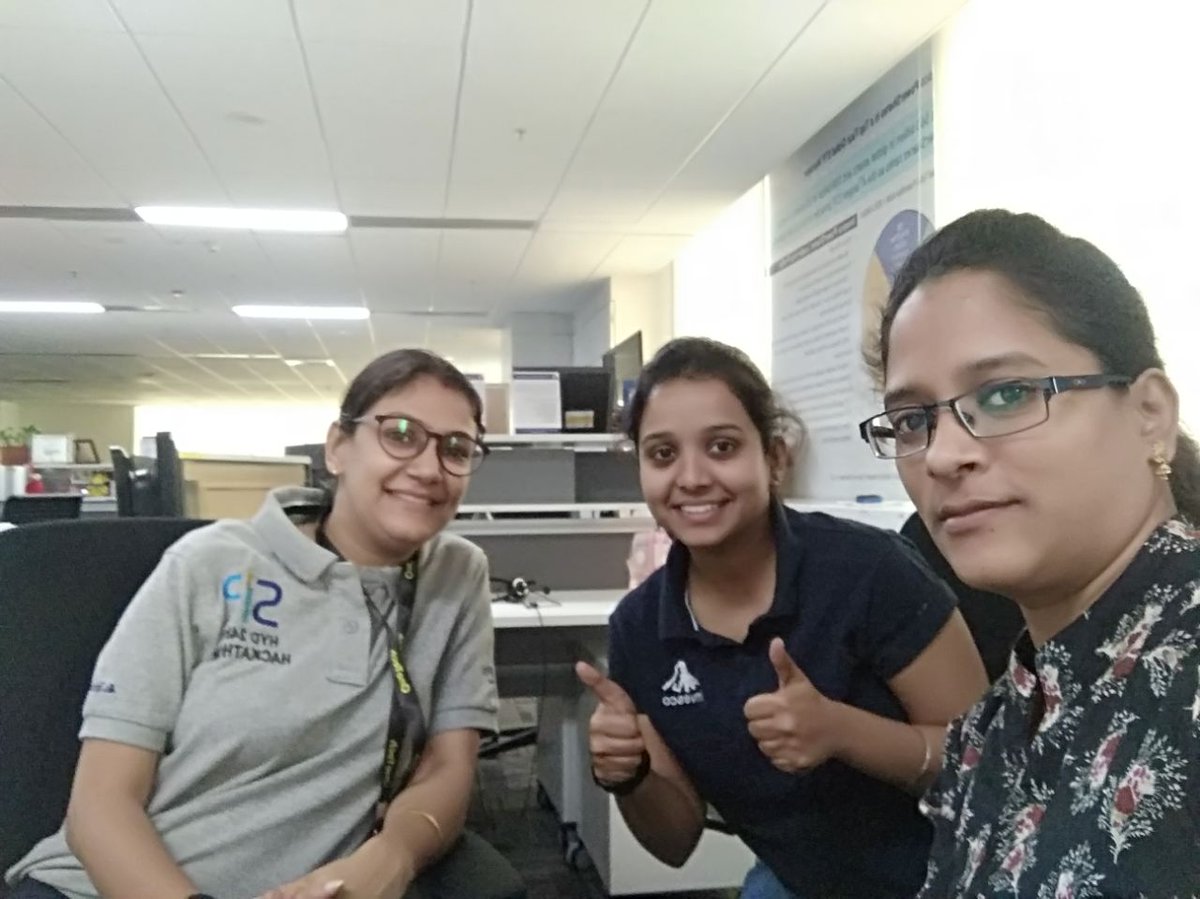 SasankNayak's tweet photo. The Invesco team @InfosysEvents @Infosys #Hackathon #infydiaries #HYSEA #infyhyd https://t.co/j9BMbDWUKo