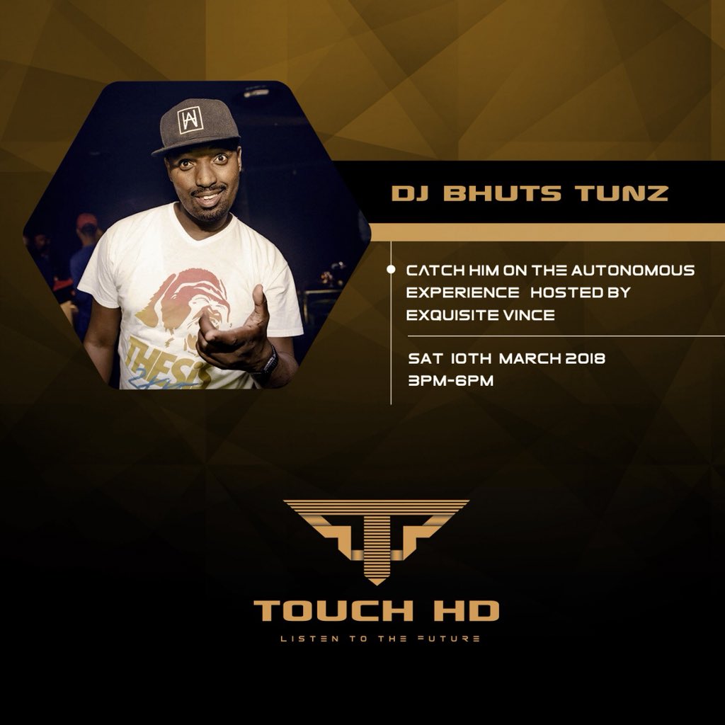 ExquisiteVince_'s tweet photo. You donโt wanna miss the #ExquisiteMix on the #AutonomousExperience 15:00-18:00 this Saturday, proudly brought to you by @BhutsTunz itโs gonna be an extravaganza and already you know this motion picture is exclusive to Touch HD ...๐ฑ https://t.co/lw9VXgTEhw