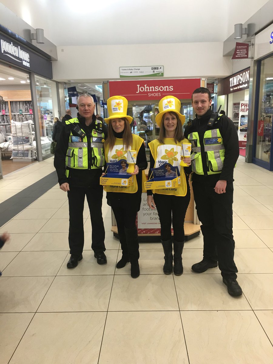 Our #BIDRangers supporting #mariecurieuk in #stainesuponthames today