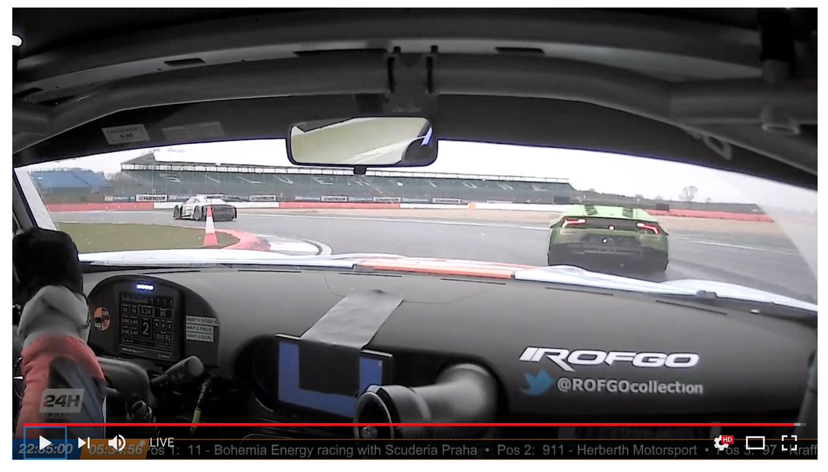 #24HSERIES | Lamborghini, exit stage right. Stuart Hall not happy in the <a href="/ROFGOcollection/">ROFGO</a> (31) Mercedes