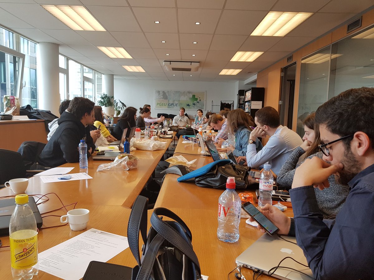 EPSA_Online's tweet photo. The 4th Team Meeting of the 2017/2018 mandate is well on the way. Thanks to @PGEU for letting us stay in their office! https://t.co/e6JKVfrbdt