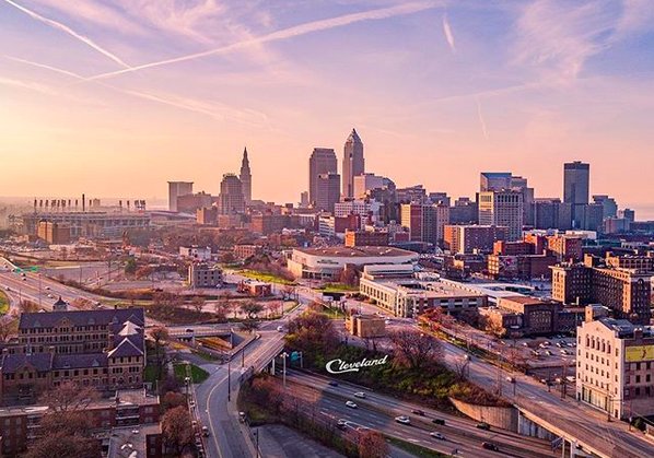 Good morning, Cleveland.  We love this photo and thought you would too. 

Photo: <a href="/aerialagents/">Aerial Agents</a>
