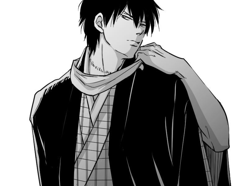 maekou2's tweet photo. 土方さんのあのスカーフ？の下にはもしかしたら・・ https://t.co/46BVloL6yn