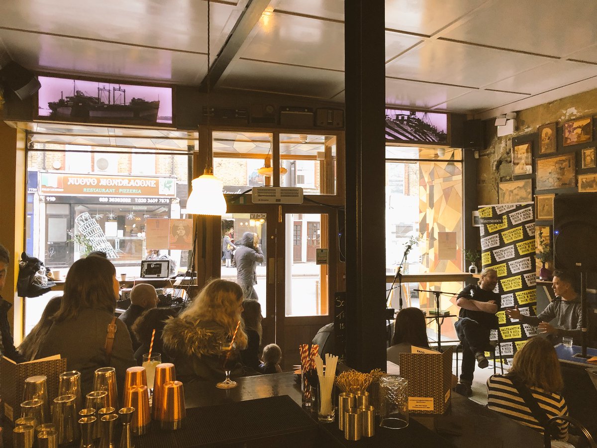 And we’re off with <a href="/LakeofStars/">Lake of Stars</a> and the <a href="/e17RnR_books/">Rock'n'Rollbookclub 📚</a> #walthamstow #LakeofStars