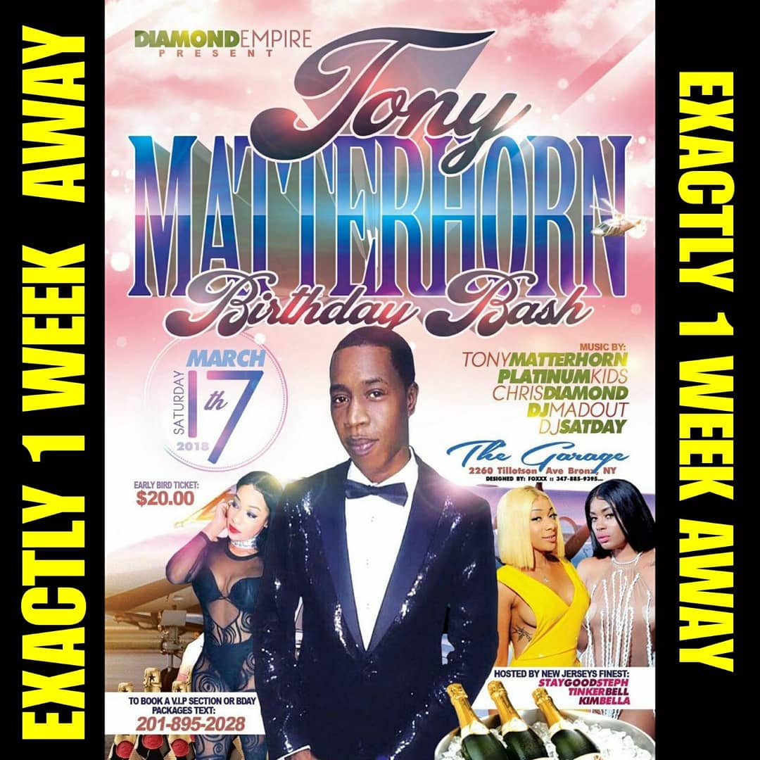 djsatday's tweet photo. Tony matternorn birthday party at the garage night club #getthere https://t.co/2RzdF949w6