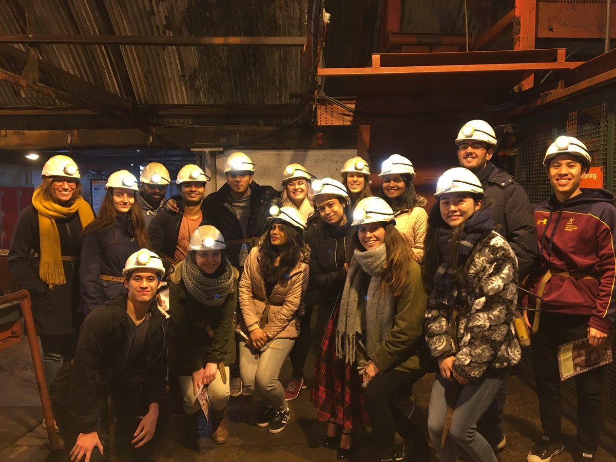 NatalieBuckland's tweet photo. A bit of Welsh culture for @CMetInt students at Big Pit today. #GlobalWeek2018 https://t.co/hmVY7XJe81