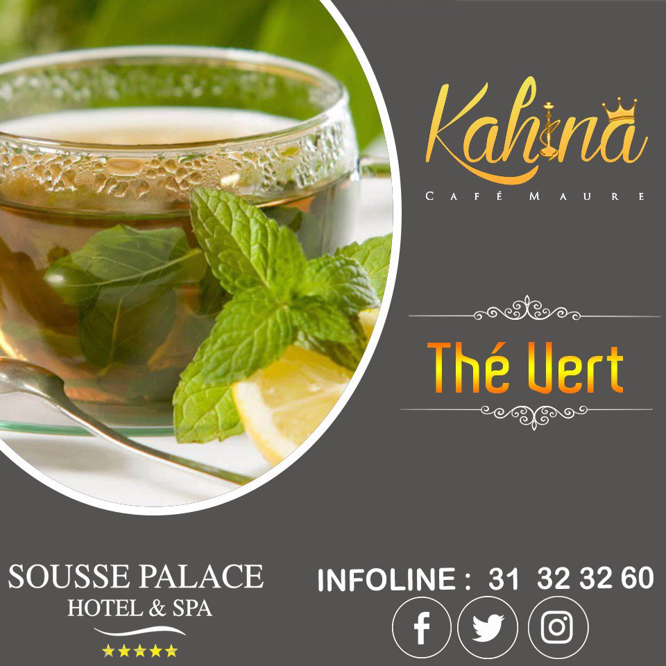 SHDT_HOTELS's tweet photo. Thé vert ou infusion ..toujours un moyen pour se détendre 
Vous êtes les bienvenu(e)s chez nous  ;) au #Kahina_Café_Maure https://t.co/G3XVRrthLD
