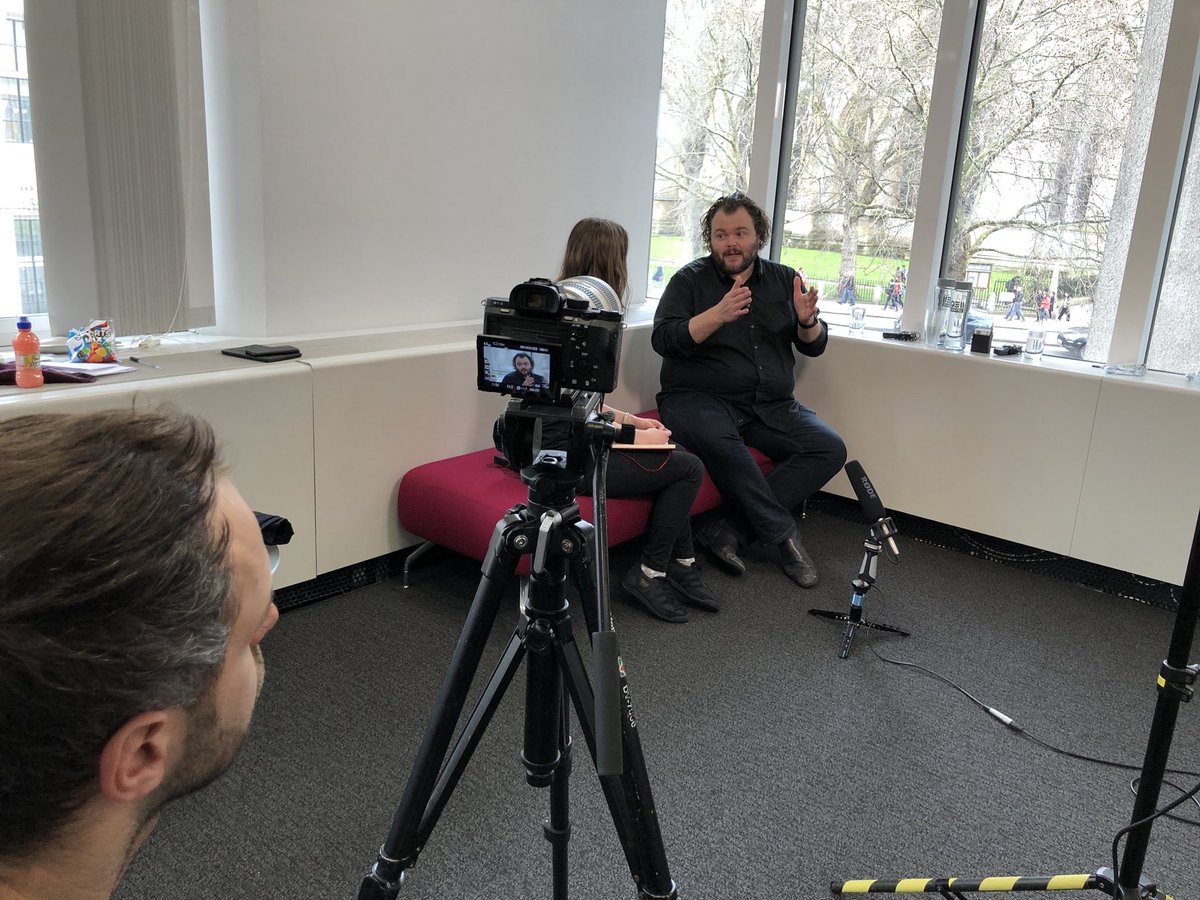 Grain_io's tweet photo. Interview time with @cryptolingo at the https://t.co/LFUBc5K0yp in London. https://t.co/6iTNFwo6Pd