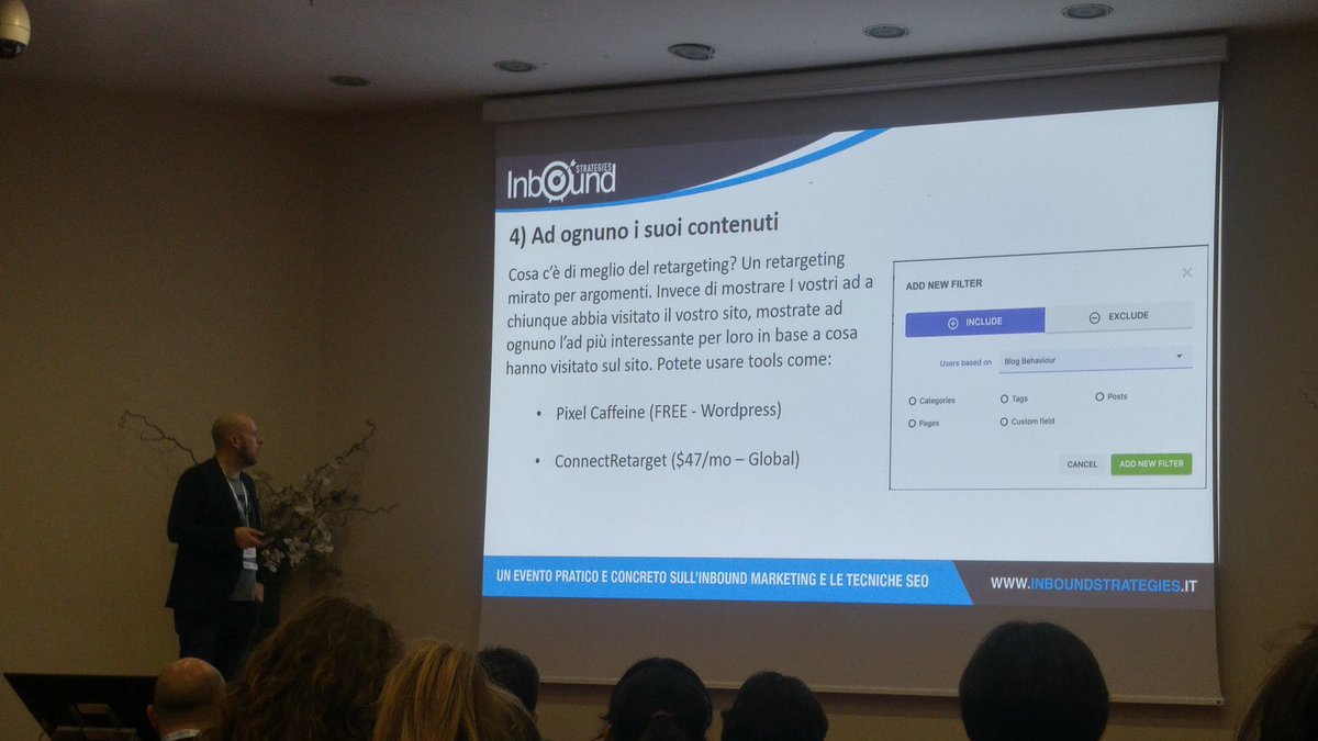 fatti_non_foste's tweet photo. Che cosa c'è di meglio del #retargeting? Un retargeting mirato per argomenti!
@MassimoCw
@Inbound_Event
#inboundstrategies #facebookAds #inbound18 https://t.co/g3CoFyz8g3