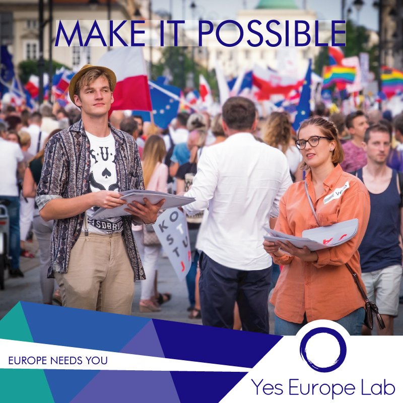 YesEuropeLab's tweet photo. A NEW #Europe is possible! Very soon we will be sharing more information on how to make it possible #YesEuropeLab https://t.co/7JASrMAsyr