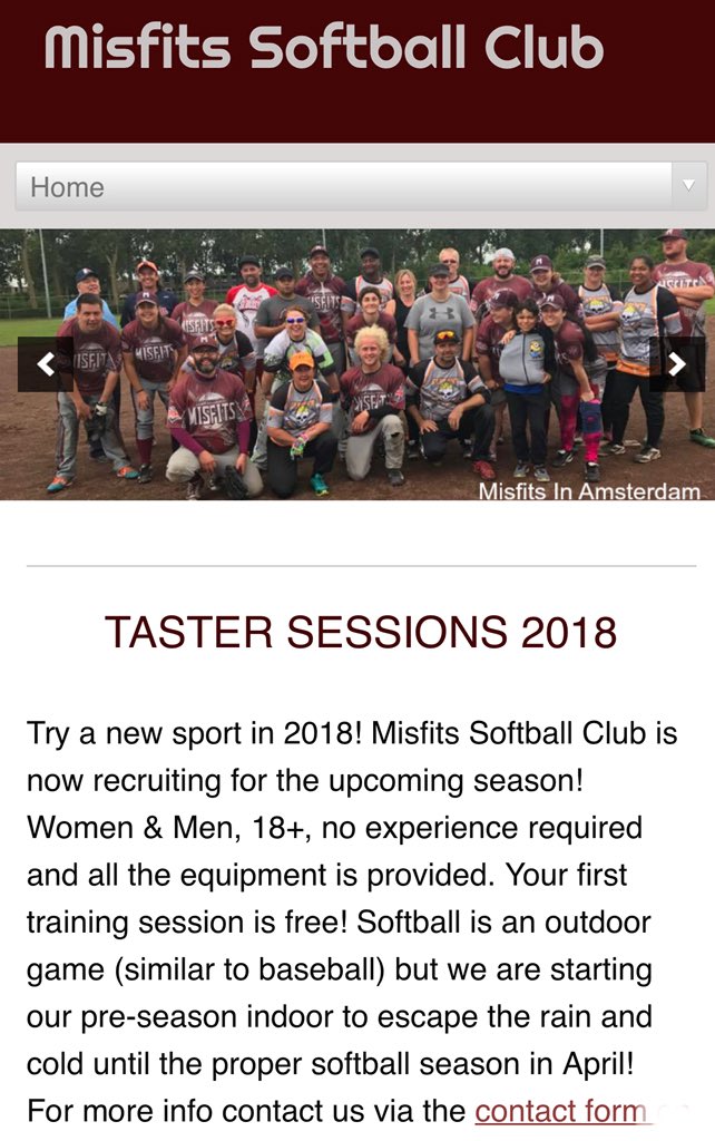 Misfits Softball tweet media