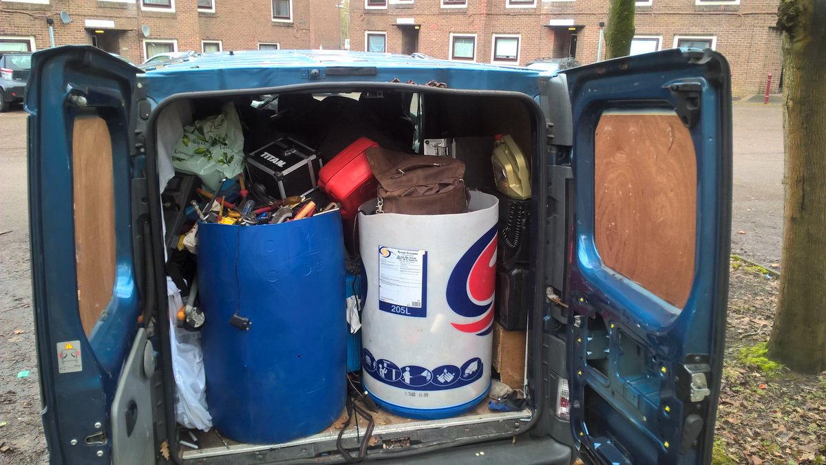tvp_mk's tweet photo. Van seized and recovered this morning by #C9402 & #C6535. Van was full of tools and stolen property. Ongoing investigations to find owners of property inside the van and offenders.
#MKSOUTHNHPT https://t.co/DUVS14AHS1