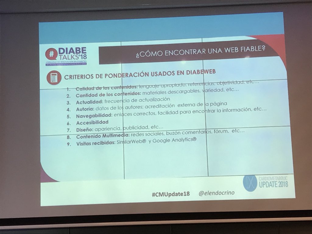 JavierUjeda's tweet photo. No todo vale. Asegúrate de que lo que prescribes es fiable  #CMUpdate18 https://t.co/50DBkCDJIM