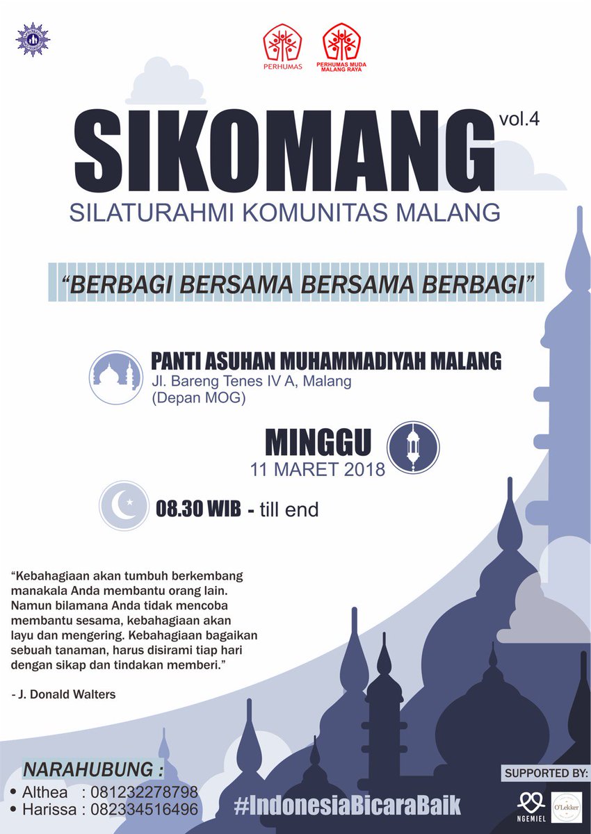 azzza_muda's tweet photo. Hari yang ditunggu telah tiba! 
Halo yuk ikutan SI KOMANG volume 4 
Tunjukkan Komunitasmu, Tunjukkan Kepedulianmu, Tunjukkan Malangmu!

#arekmalang
#sikomangvolume4
#IndonesiaBicaraBaik
#PerhumasMudaMalang
#PerhumasIndonesia https://t.co/ATbrcGMBV7