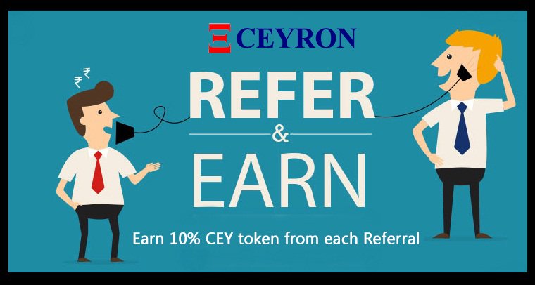 CeyronICO's tweet photo. You can share #Ceyron link to social media like FB, Twitter, and any other media, when anyone purchase token from your referral link,  you will get 10% of their total token purchased as well if someone purchase #Ceyron Card you will get 500 #Ceyron token as #affiliate commission. https://t.co/VgMorNON1P