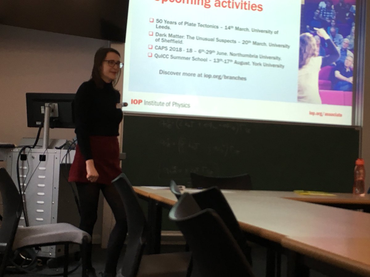 OU_SPS's tweet photo. Now Ellie Oakley from @IoPNorthEast tells @OUFusion  members about benefits and opportunities of membership https://t.co/HLsdCAIce4