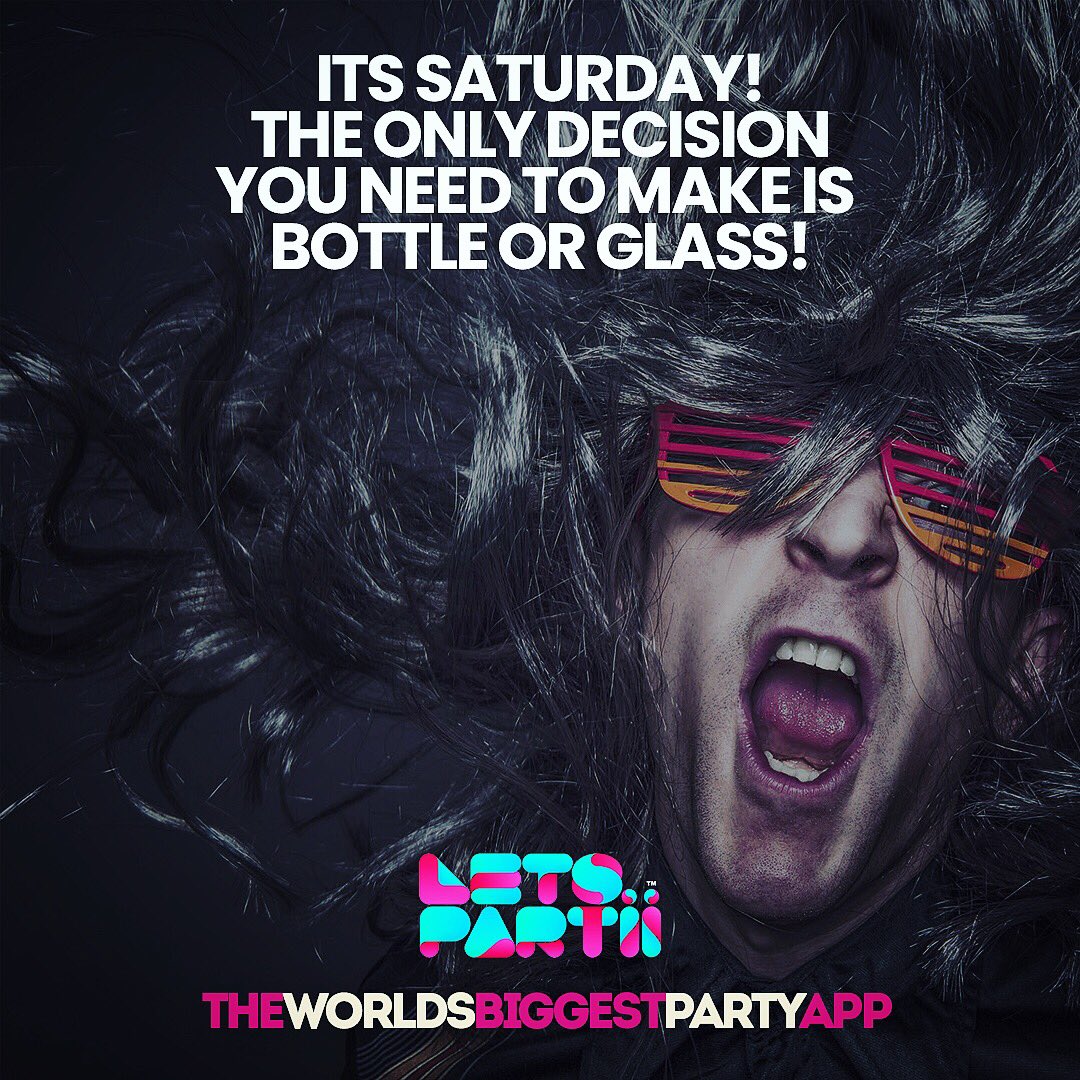 LetsPartiiTeam's tweet photo. It might not be the biggest decision of your life but important for your social life 🍾
#LetsPartii #letspartiiapp 
#Party #Club #Fun #NightLife #Disco #App #AppStore #GooglePlayStore #Events #Drinks #Alcohol https://t.co/r1ZpzTnrnw