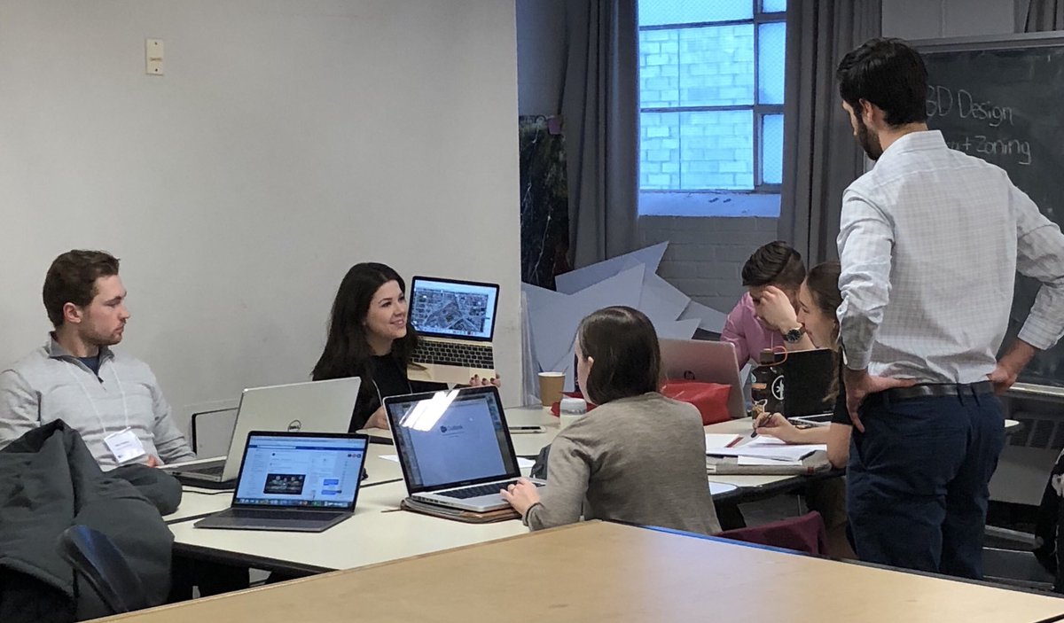OntarioPlanners's tweet photo. Students from the accredited #planning programs have broken out and are hard at work on the cast study of InnoTech Park that is generously provided by @GreaterSudbury. #oppicc #futureRPPs #PlanningStudents https://t.co/ZHXO98wImE