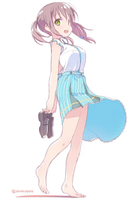 春香お姉ちゃん先輩
夏服がかわいいので着せてみたかった、のです
色々とやわらかそうな見た目とは裏腹に超近接格闘タイプなのも含めて好き #ららマジ 