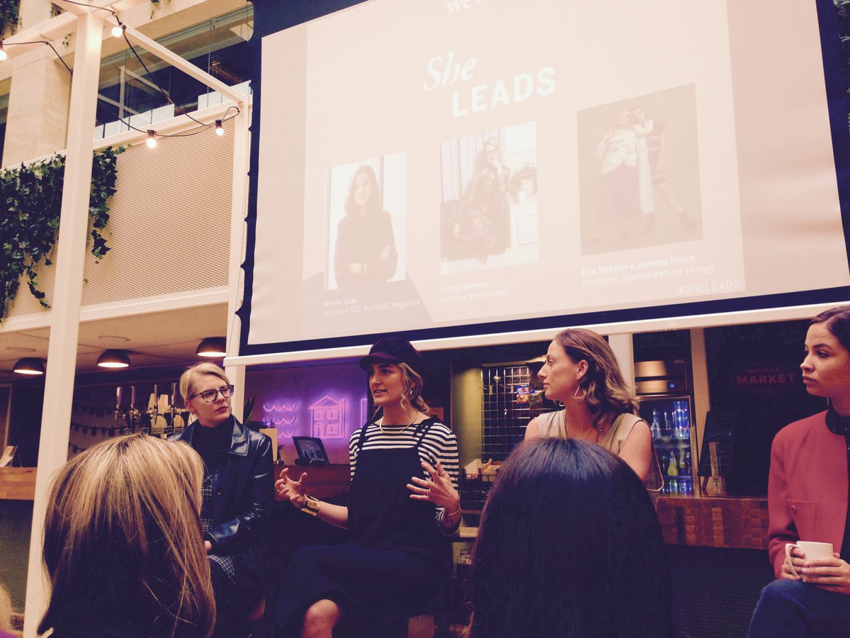 Powerful, inspirational and beautiful #sheleads breakfast panel at the <a href="/WeWork/">WeWork</a> space with such empowering women <a href="/Ellagracedenton/">Ella Grace</a> <a href="/emmagannon/">Emma Gannon</a> <a href="/SerenaGuen/">Serena Guen</a> and @JemmaFinch #InternationalWomenDay2018 #badasswomen