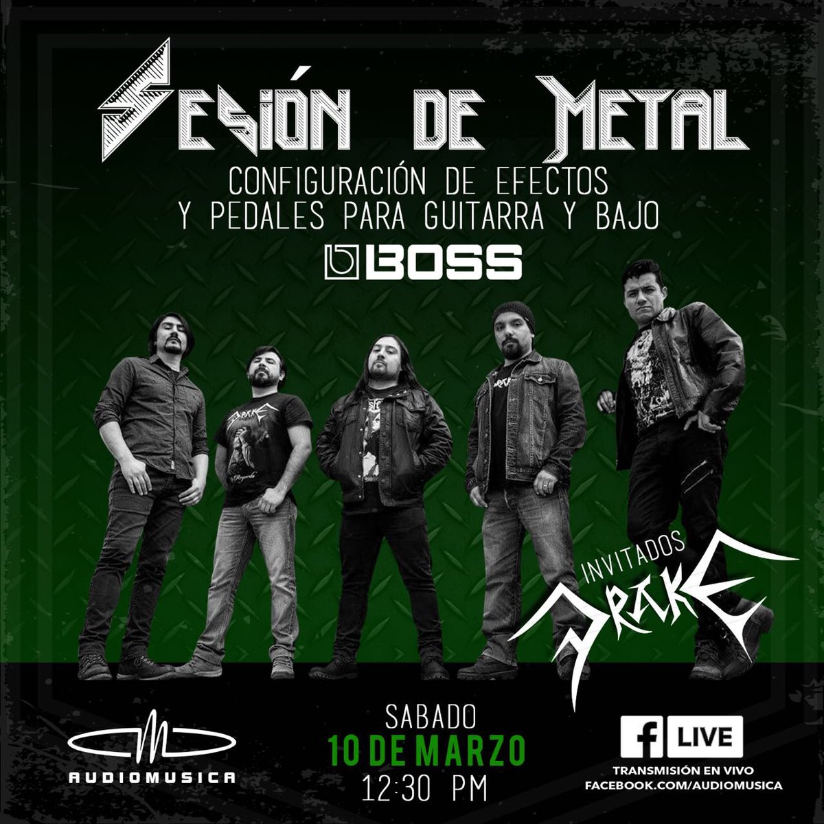 metal_drake's tweet photo. Amigos, recuerden que hoy a partir de las 12:30 hrs. estaremos vía Facebook Live de @audiomusica.
No sé lo pierdan 🤘🏻!
#Drake #DrakeMetal #Audiomusica #FacebookLive https://t.co/Xji3WNAlvG