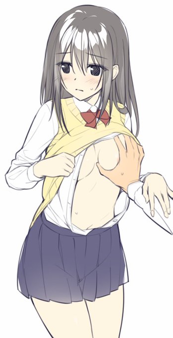 こっそり揉ませてくれる女の子 