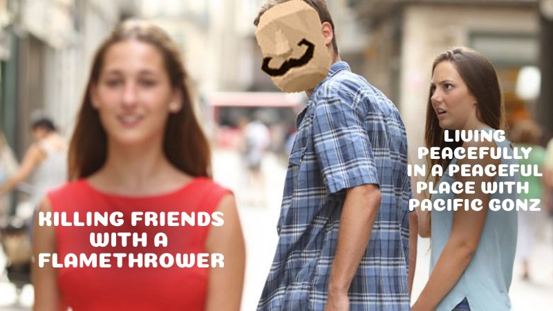 Gonz_dev's tweet photo. Not actually a #screenshotsaturday but an over used meme. Which is more or less the same thing, no? 🤔

You can download Gonz for free here:
https://t.co/MV4iMemasI

#GONZ #madewithunity #unity3d #student #gamedev https://t.co/UZd1QYS6xE