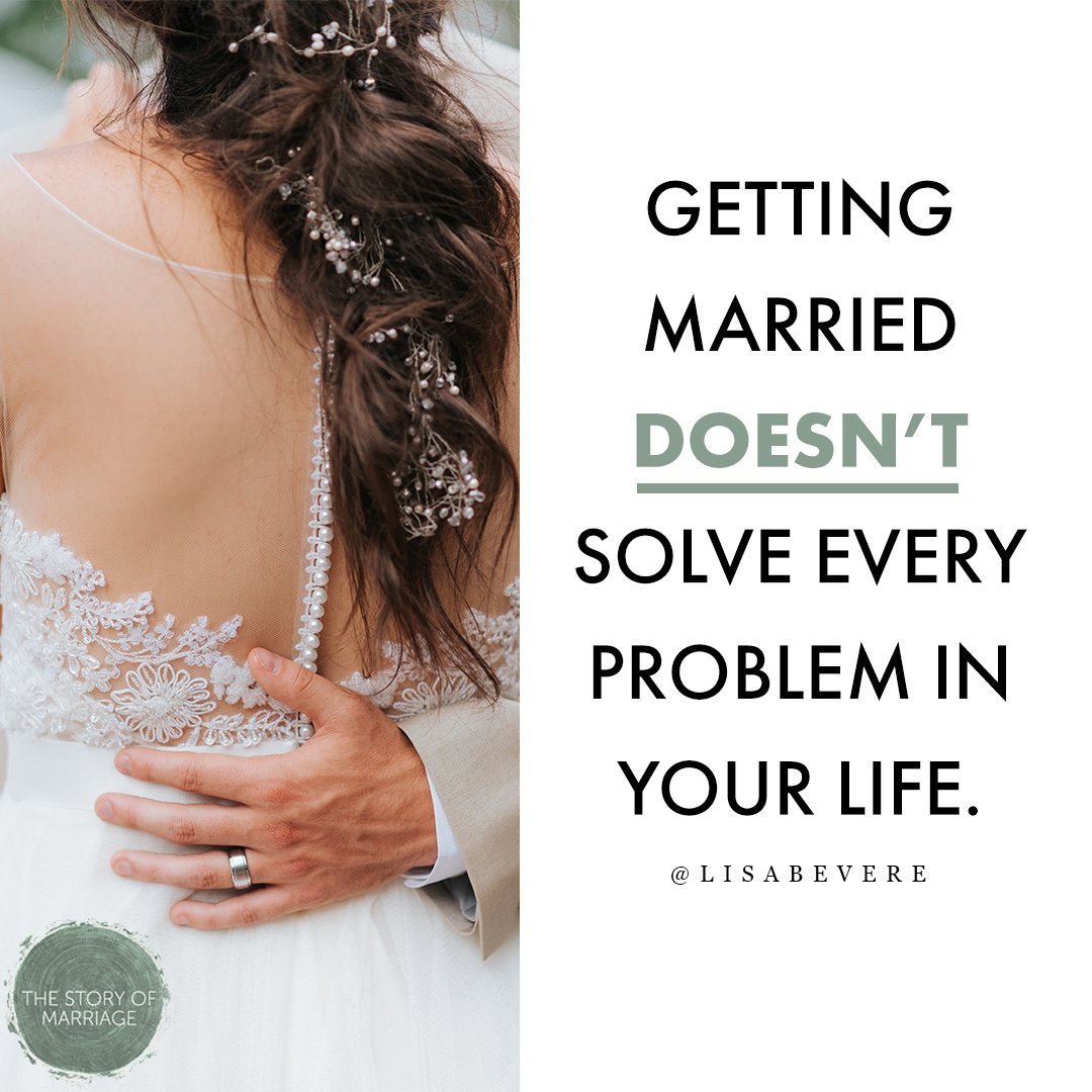 LisaBevere's tweet photo. Your spouse is not the answer to all your problems. Don’t put them in a role they can’t possibly fill and then resent them when they can’t give you what they were never meant to. Let God be your answer and the one who fulfills you. He’s the only one who can. #StoryOfMarriage https://t.co/41inW36TTE