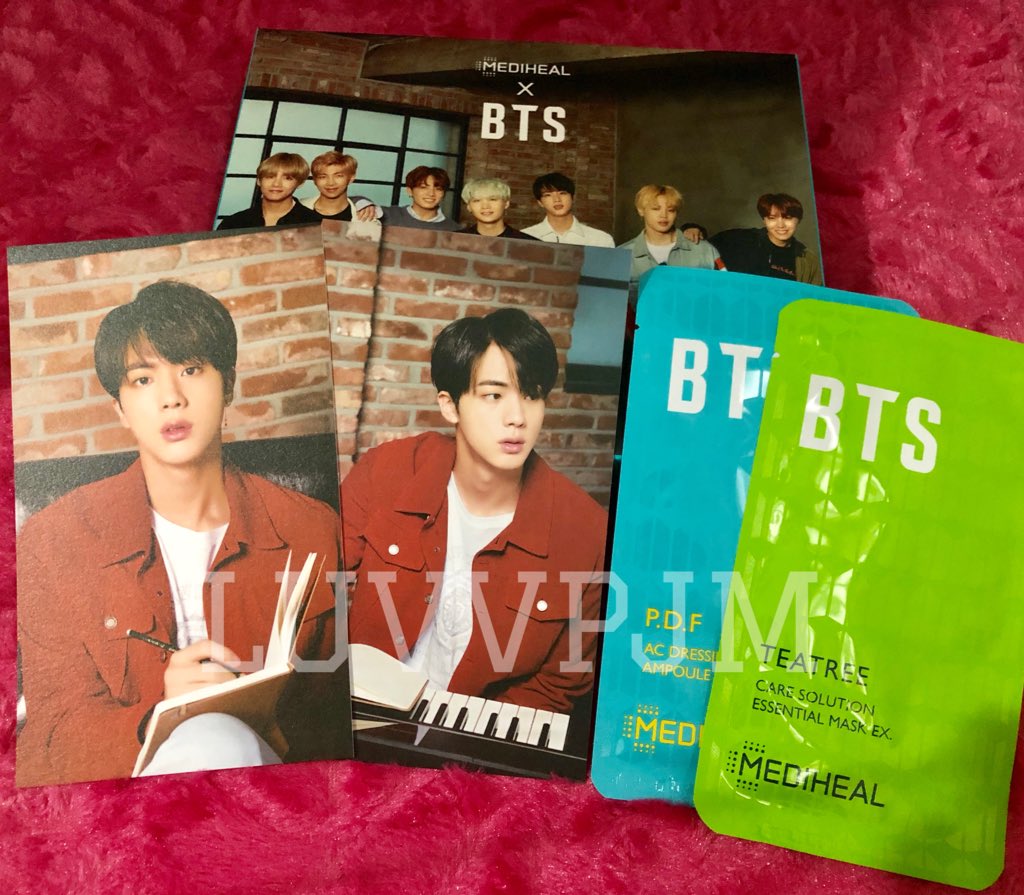 luvvpjm's tweet photo. 💟 MEDIHEAL X BTS GIVEAWAY 💟

🎁 Jin’s photocards + masks
🎁 1 winner, worldwide 
🎁 Follow me &amp; RT this
🎁 Ends 14th March 

Good luck ✨
#BestFanArmy #BTSARMY #iHeartAwards @BTS_twt https://t.co/hS8YaFCEsb