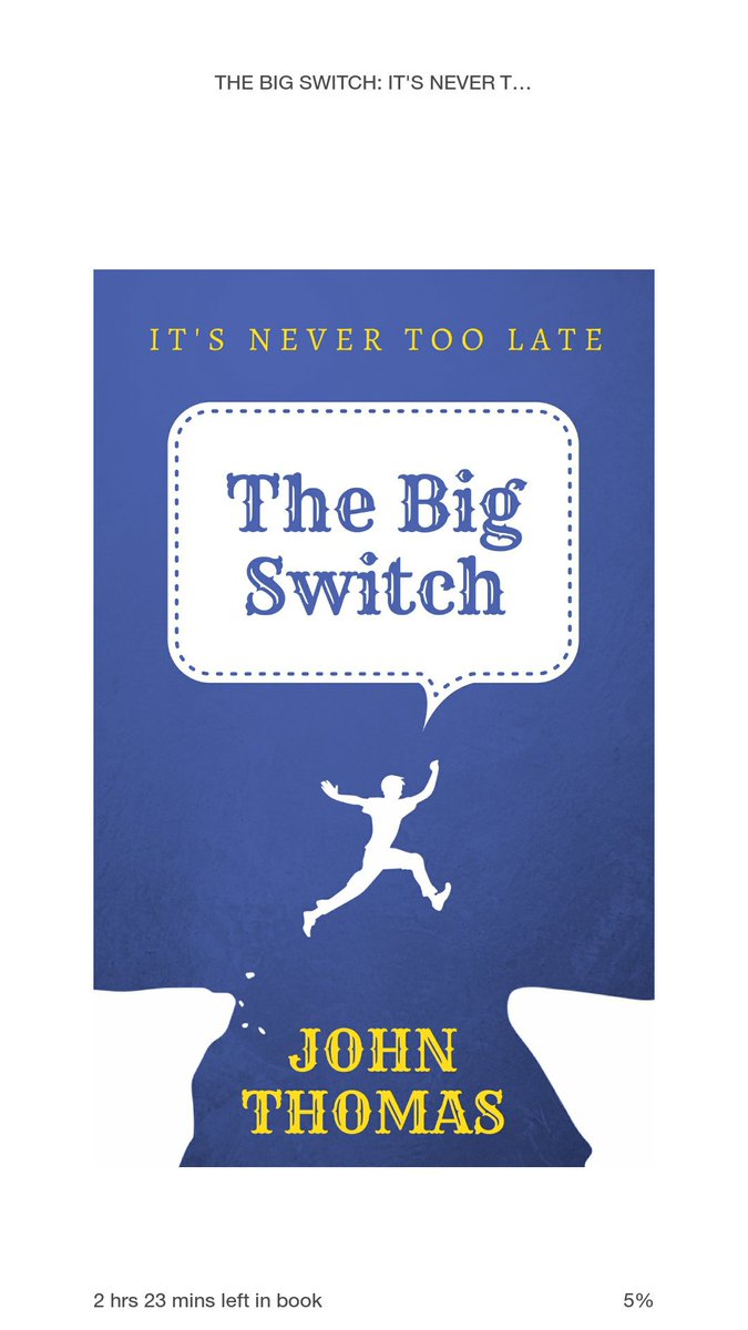 sohineedey's tweet photo. #currentlyreading 'The Big Switch' by @tjohn56. 📚

Review coming up soon 😀

#Books #bookblogger #bookblogging #amwriting #amreading https://t.co/sdkjormK3t