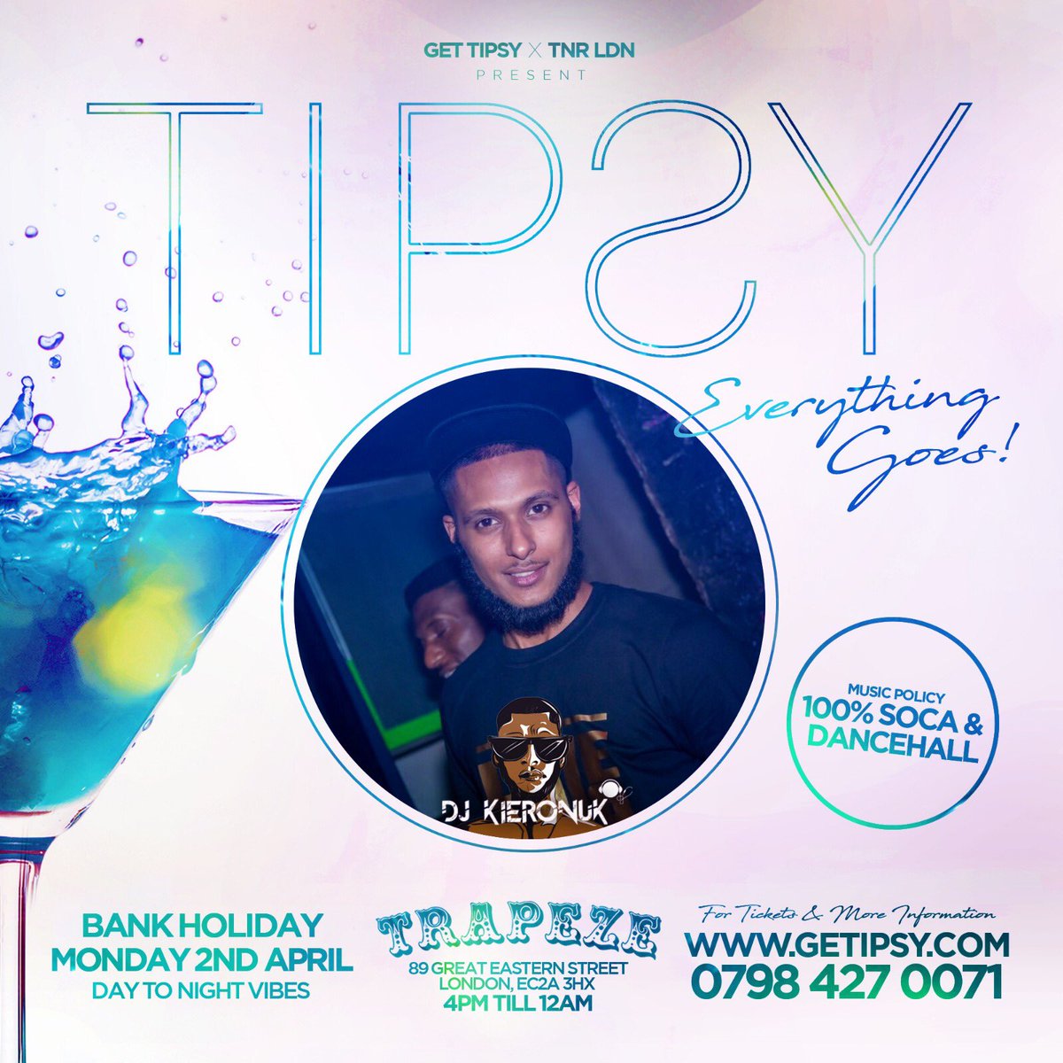 ddhtee_'s tweet photo. I wonder if @DjKieronUk remembers the last time he got #TIPSY? 🤔🥂 
Lets get tipsy in good company with wicked vibes.   

Tickets for #Tipsy are out. 🎉  Early Birds are available starting from £7: 🎟 https://t.co/a8pvr6s1FP  

The new drinking experience 🥂  #GetTipsy #TIPSY https://t.co/Bj91Knoj2V