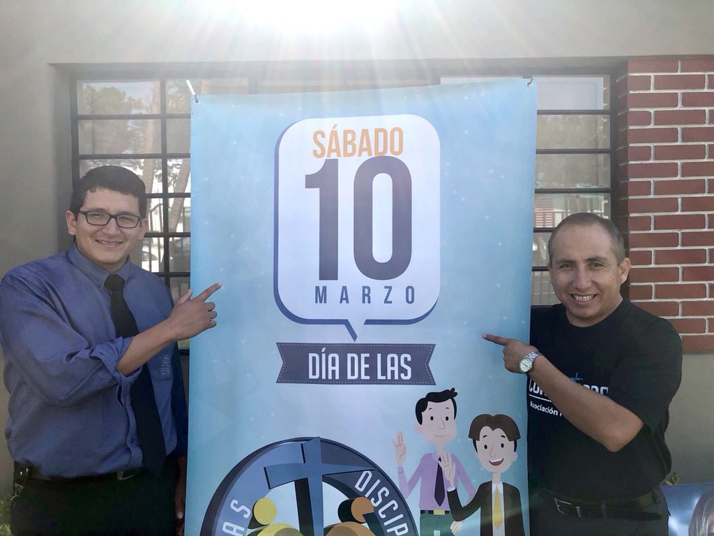 heberbendezu's tweet photo. Hoy vamos a organizar cada Unidad de Acción de Escuela Sabática en #ParejasDiscipuladoras el desafío es vivir de #2en2. Promueve y participa en tu Iglesia #APC https://t.co/V7ktlX88nK