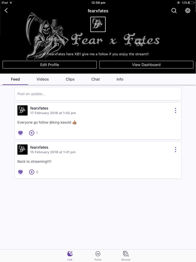 FEAR X FATES tweet media