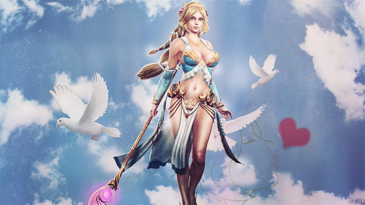 Taken from Smite [love that game] This is Aphrodite's mage uniform at the Cult where she works