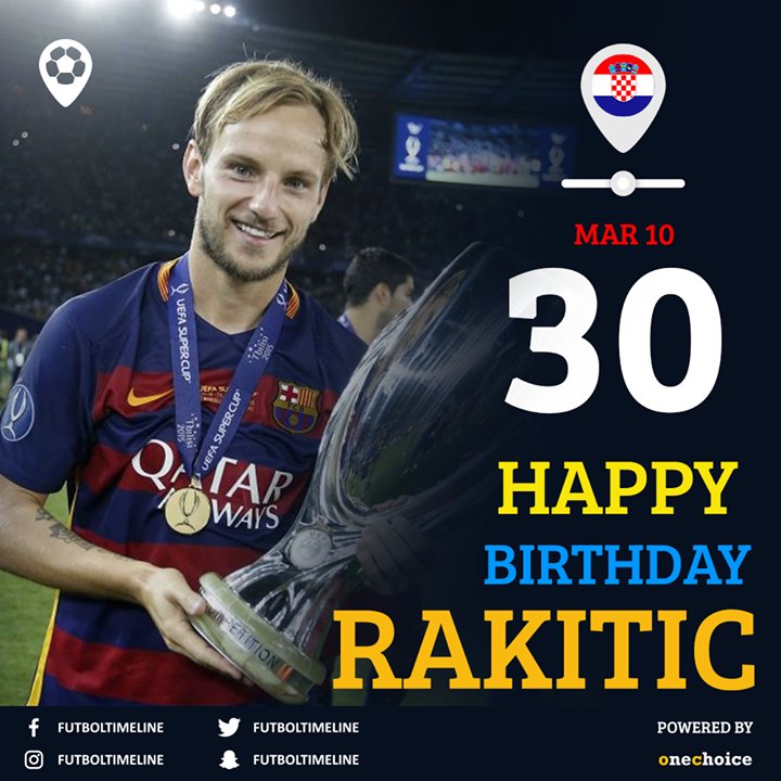 Happy birthday Ivan Rakiti (Rocketic).       