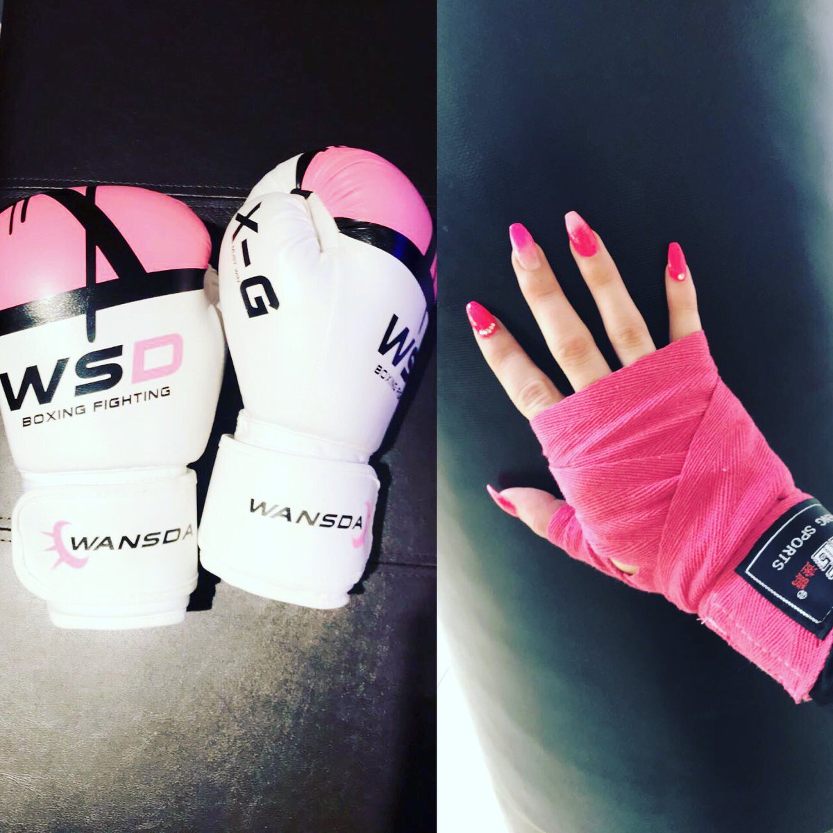MarieeLaforest's tweet photo. #kickboxing #boxe #pink #fight #entrainement #workout #motivation #girlonfire #beautifullforsummer https://t.co/Tri4T6xStq