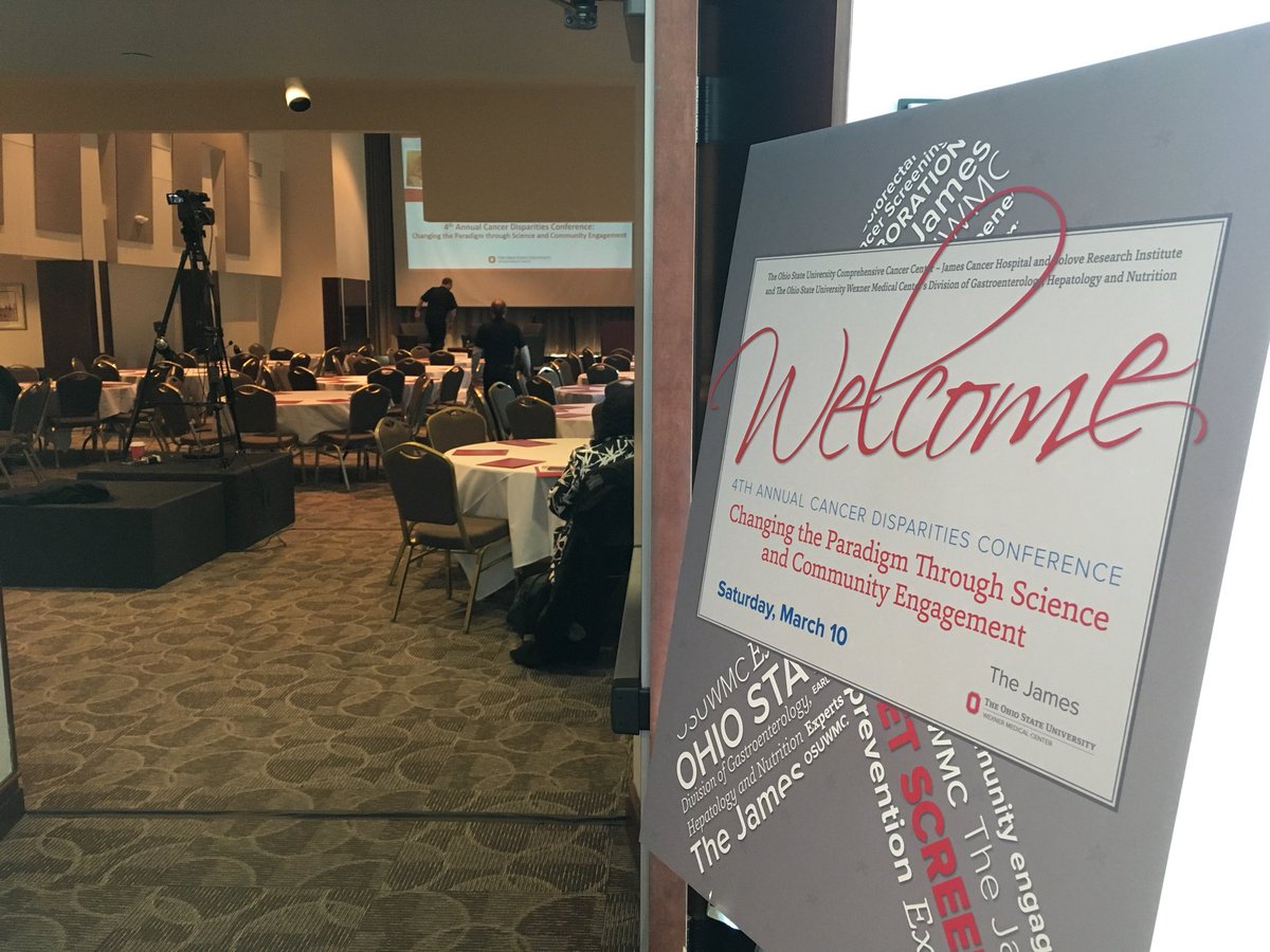 DMGrayMD's tweet photo. It’s here! The 4th Annual Cancer Disparities Conference: Changing the Paradigm through Science and Community Engagement. We start at 9am and this is going to be AWESOME! Follow along at #CDC2018. https://t.co/8RSWFO4M3c