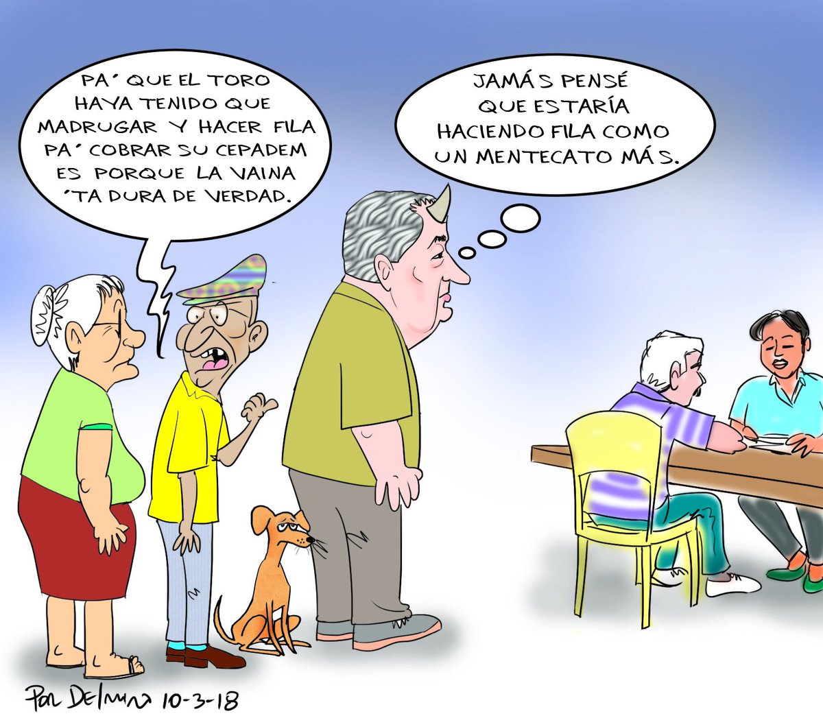 la_cascara's tweet photo. Toro Cepadem | #Caricatura de @DelmiroQuiroga https://t.co/lIr4epfB2j