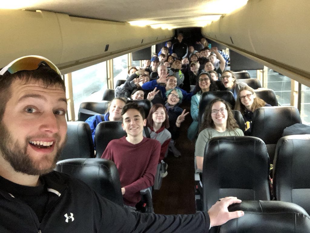 BenChannell7's tweet photo. Who’s going to Disney?! The Lebanon Band is! Let’s do this!
#3Buses
#RidiculousCaravan #OneAwesomeLebanon https://t.co/2xBw7OqZmg