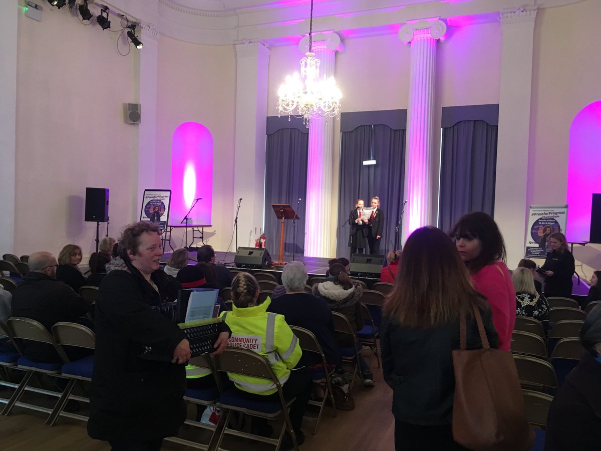 At #PressForProgess event in Cheltenham- lots of inspiration showcasing opportunities open to women and girls with <a href="/sciencesummedup/">Dr Jackie Bell, FIMA, FHEA (she/her)</a> and <a href="/Force4Inclusion/">Force4Inclusion</a>
