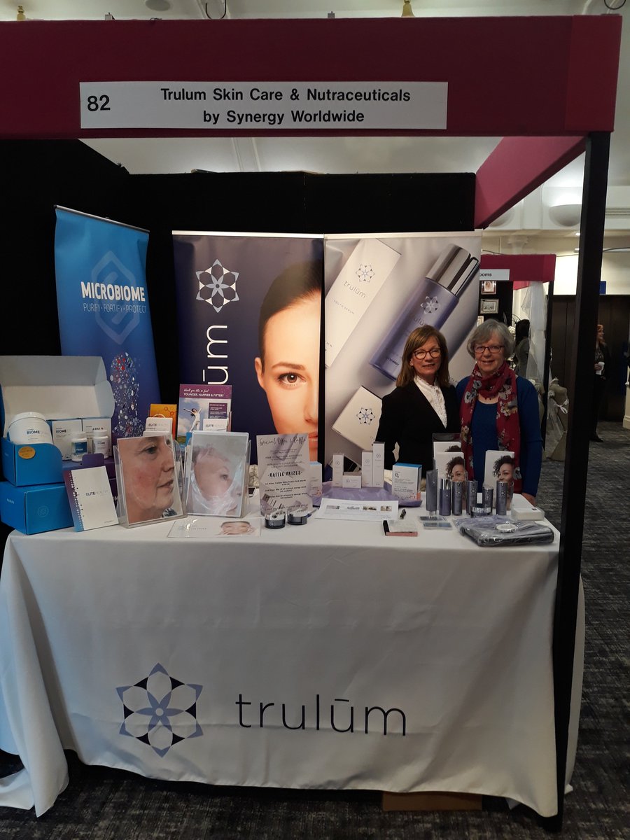 Ginsterbabe's tweet photo. Enjoying exhibiting the premium #Trulum skin range and #Purify #microbiome programme at the #Ascot wedding show. https://t.co/3dwoXdrEI1