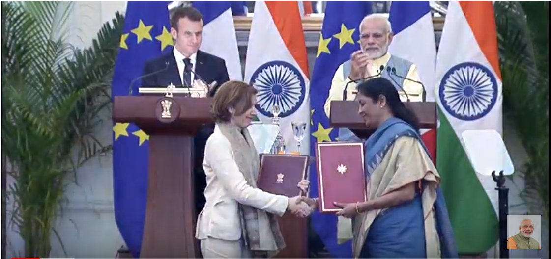 TheModiEra's tweet image. PM @narendramodi &amp;amp; French President @EmmanuelMacron at a Joint Press Meet

#ModiMacron 
#TheModiEra

youtube.com/watch?v=Z40sTP…