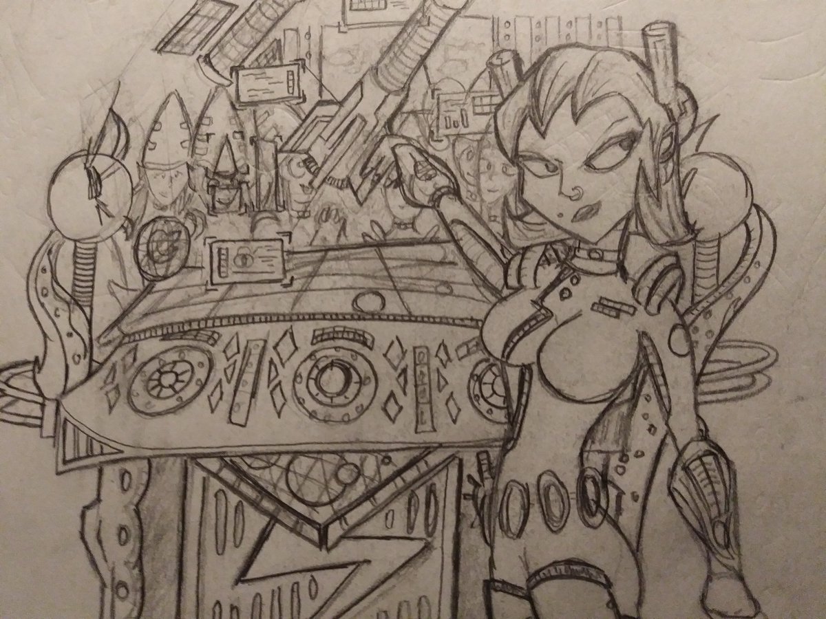 MikeShewchukMTL's tweet photo. The Syreen - a race of blue-skinned, space-faring warrior women with latent psychic powers. Sound familiar?
#starcontrol
#rpgconcept #rpg #rpgart
#draw #drawings #drawing #drawingsketch #sketchbook #sketches #characterdesigns #characterdesign #conceptcharacter #characterconcept https://t.co/7hYVCDoler