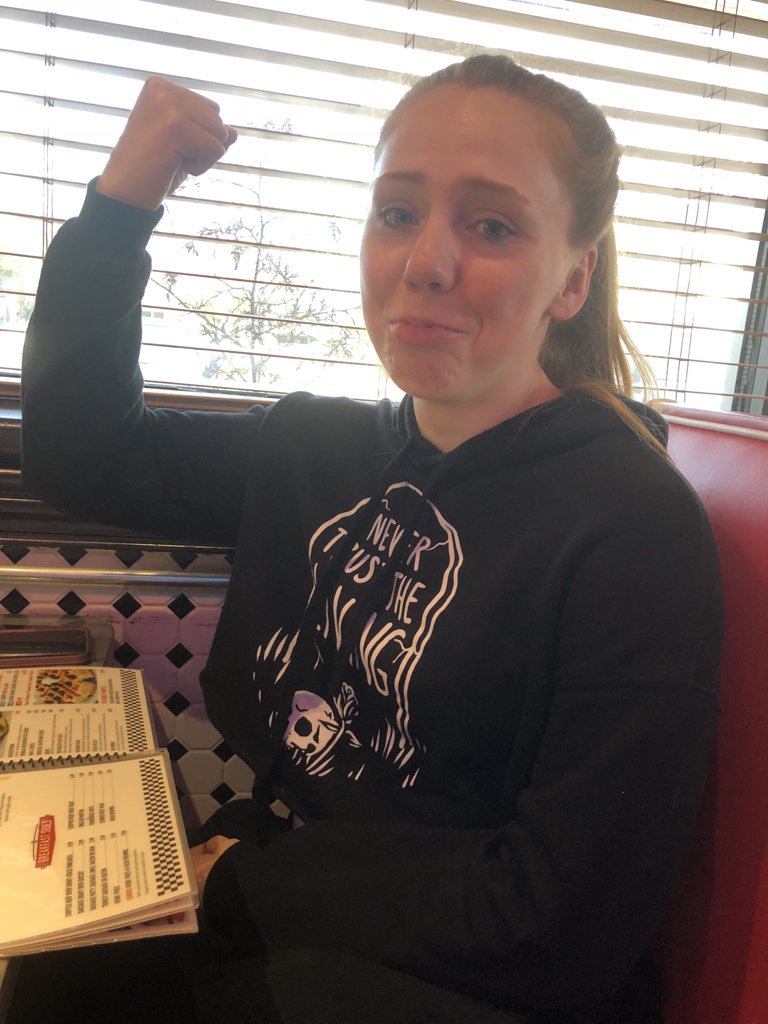 TheMisterGator's tweet photo. It’s @VAWrestling day and it’s breakfast with Tony Atlas and @IslaDawn! #SinkOrSwim #RipHerToShreds https://t.co/AOobFhxfxz