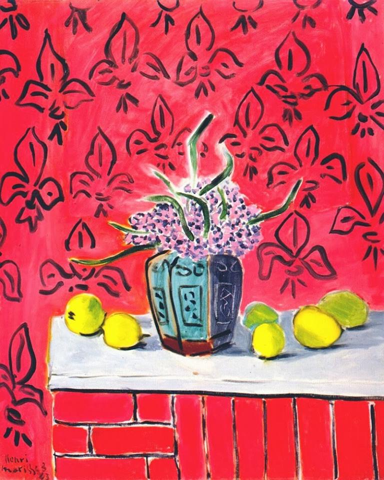 literatura_rte's tweet photo. Henri Matisse
Hyacinths and Lemons, Fleur-de-Lis Background 1943 https://t.co/aVb4AKunYn