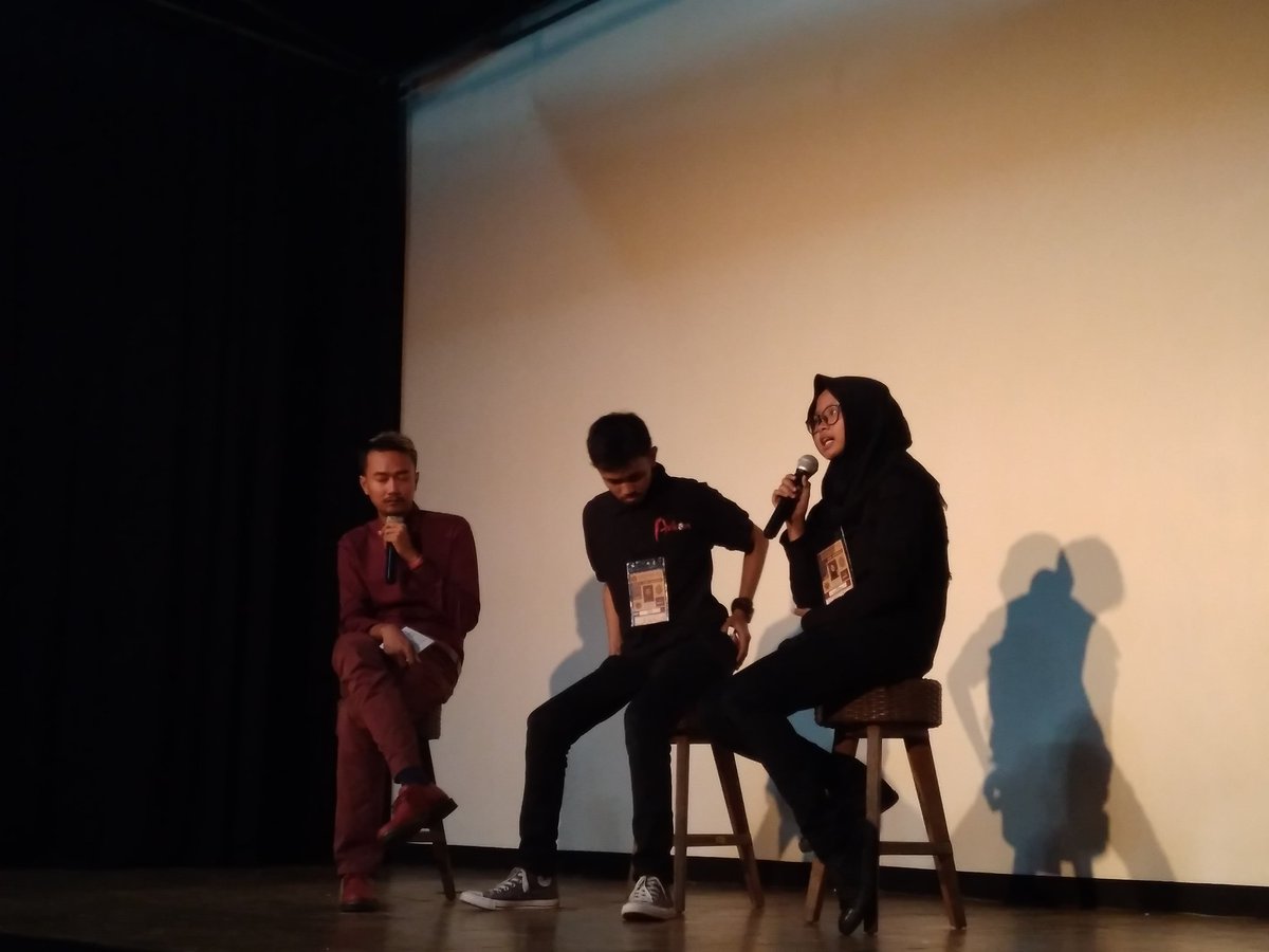 PFDA2018's tweet photo. Diskusi film
'Wigar Wigati' dan 'Lost In lust' https://t.co/EVpn2YxWHe